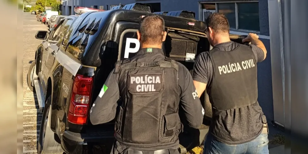 Polícia Civil de Jaguariaíva agir rapidamente e prendeu dois homens