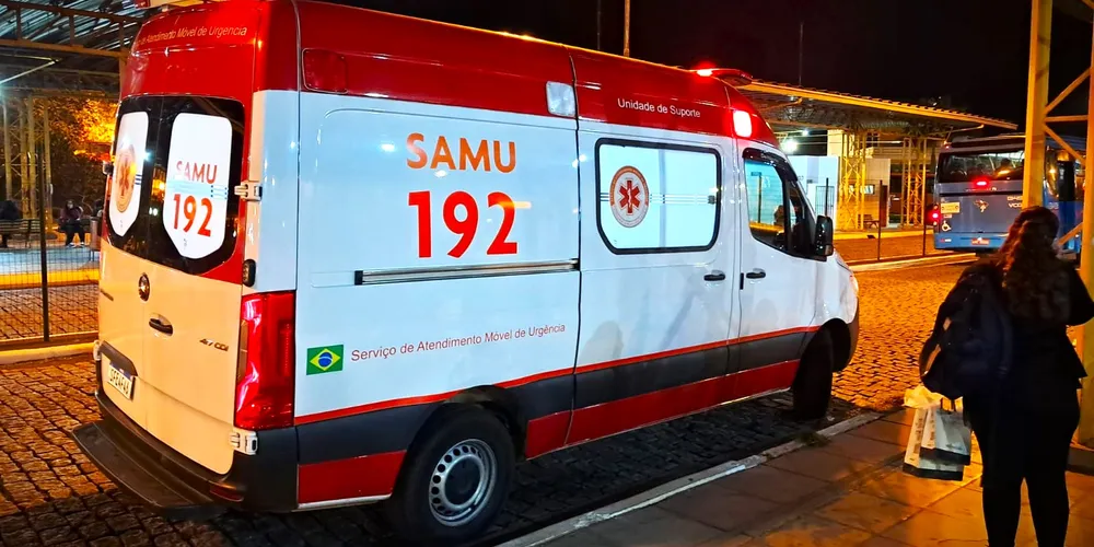 Agentes do Samu foram acionados para a ocorrência