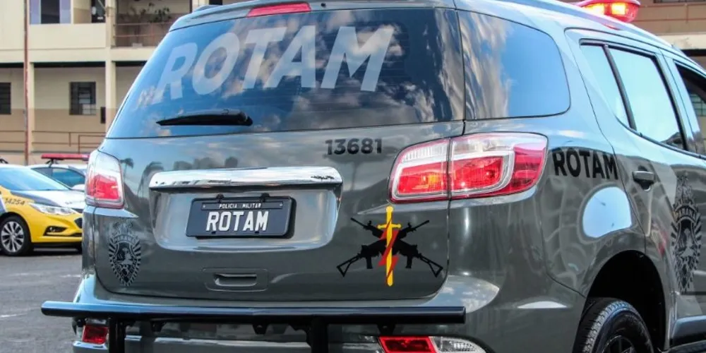 Ação foi feita pela equipe Rotam da Polícia Militar
