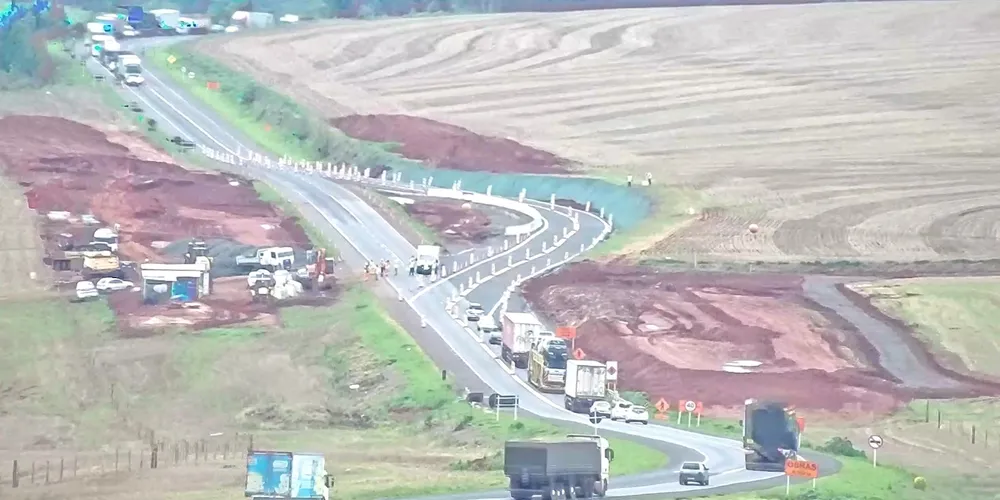 Obras acontecem no KM 185 da PR-151