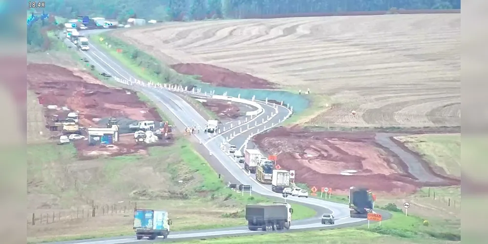 Obras acontecem no KM 185 da PR-151