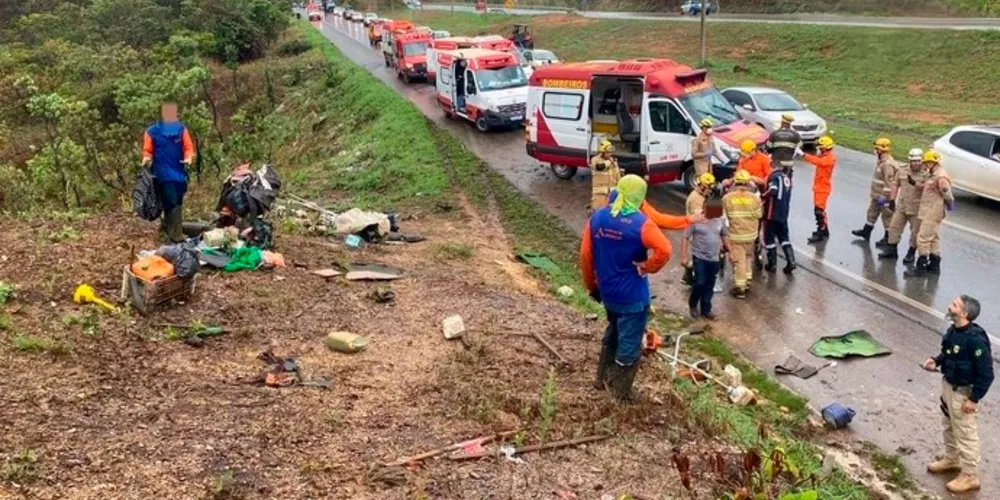 Três equipes do Corpo de Bombeiros Militar do Distrito Federal (CBMDF) foram acionadas