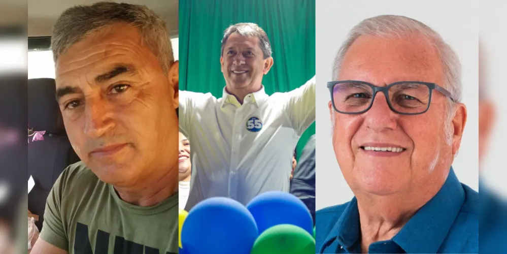 Claudemir, Gerson e Juliano são os candidatos ao Executivo