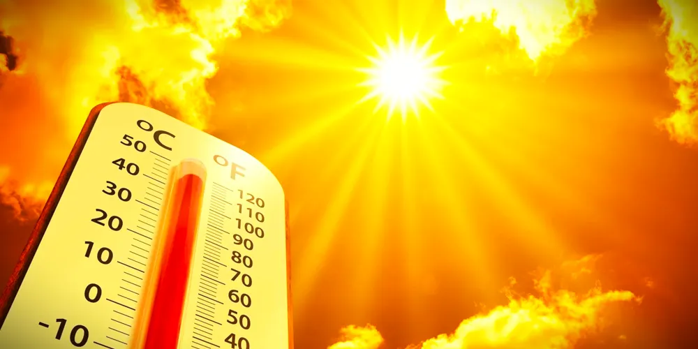 Alta temperatura foi 'atingida' às 15h