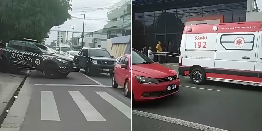 Equipes da polícia e do Samu foram acionadas para o local