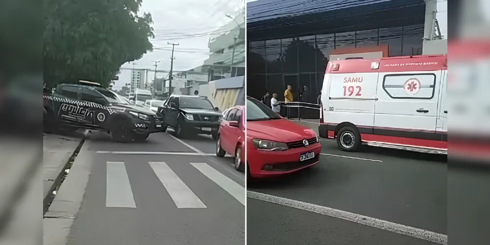 Equipes da polícia e do Samu foram acionadas para o local