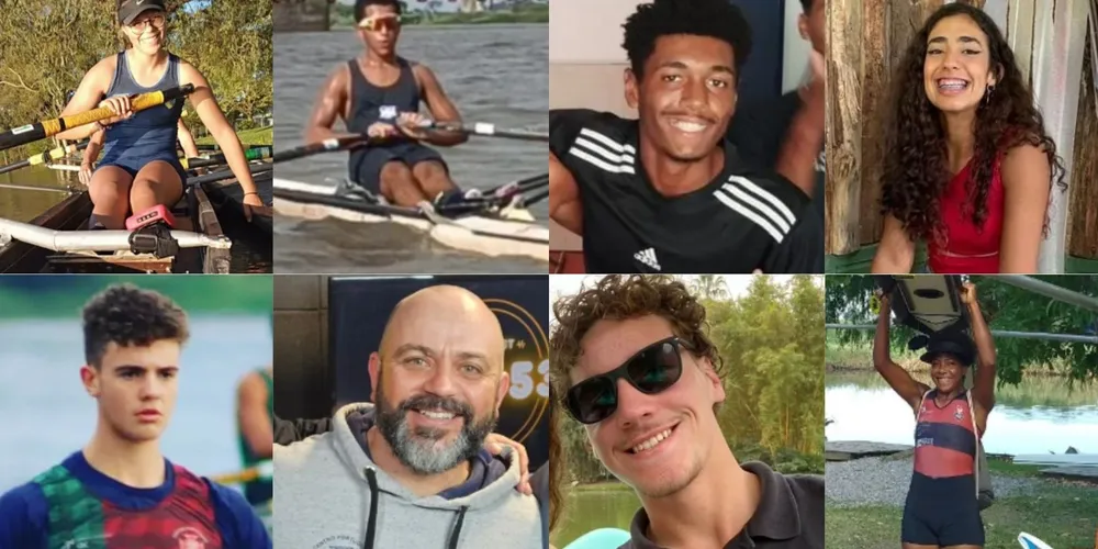 Atletas fazem parte do projeto "Remar para o Futuro"