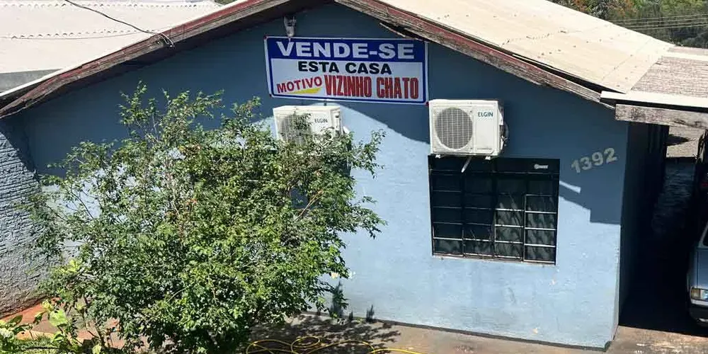 Casa se localiza na cidade de Jardim Alegre, no norte do Paraná