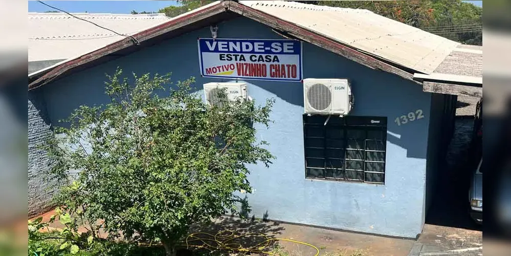 Casa se localiza na cidade de Jardim Alegre, no norte do Paraná