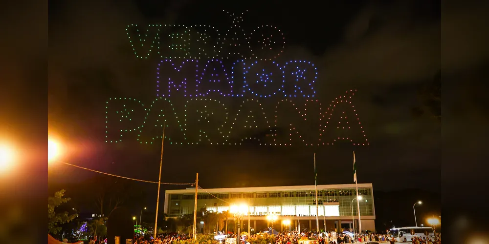 Atrações foram anunciadas com um show de drones