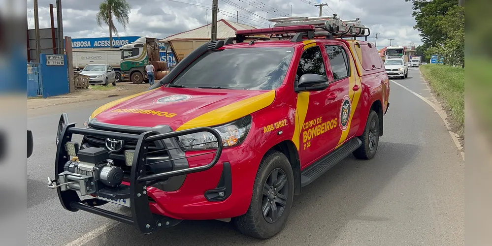 Os bombeiros constataram que os ferimentos da vítima eram de 2º grau