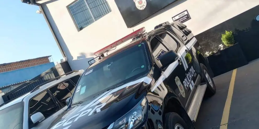 Agentes da 13ª Subdivisão Policial de Ponta Grossa (SDP) auxiliaram no mandado de apreensão