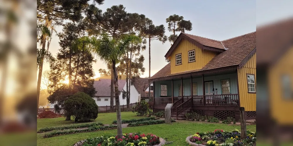 O Heimat Museum está localizado na Colônia Witmarsum, em Palmeira