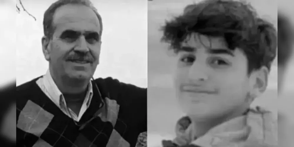 Kamal Hussein Abdallah, de 64 anos, e Ali Kamal Abdallah, 16 anos, foram atingidos por um míssil.