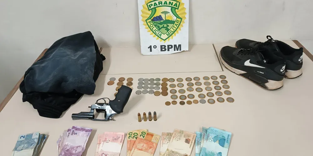 O suspeito foi encaminhado à delegacia para os procedimentos legais