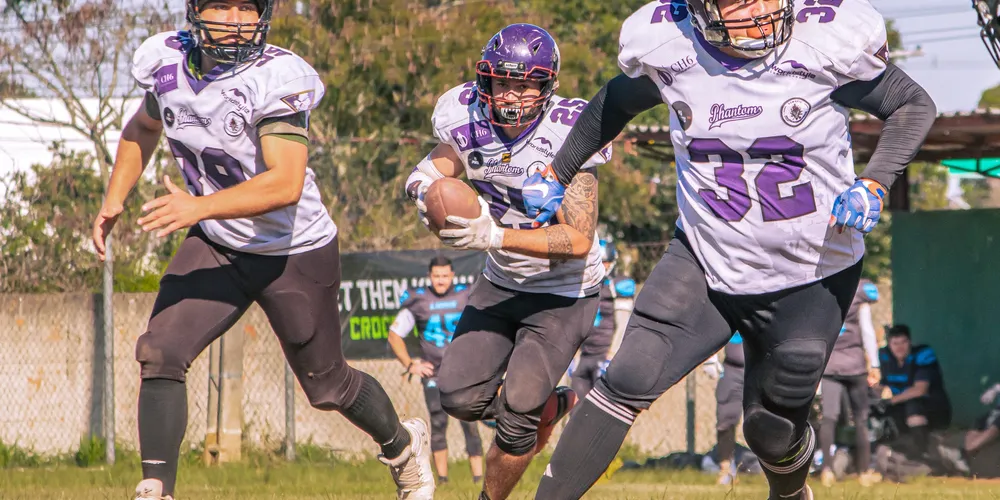 Um dos destaques da última partida, foi o Running Back Daniel Dias