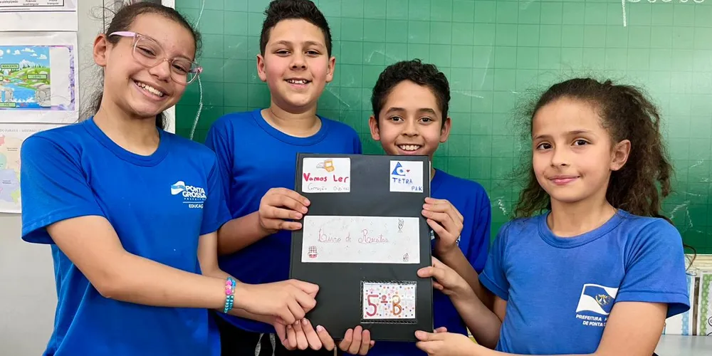 O resultado final dos trabalhos foi a criação de um livro de receitas da turma