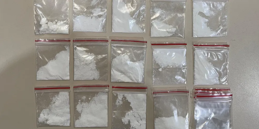 Droga foi apreendida com o homem em Telêmaco Borba