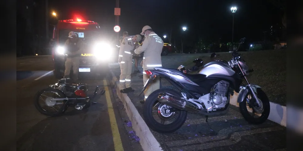 Colisão entre motos deixa feridos na Ermelino de Leão