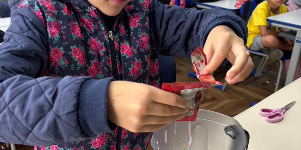 Os discentes participaram de todas as etapas da dinâmica, com muita animação e curiosidade