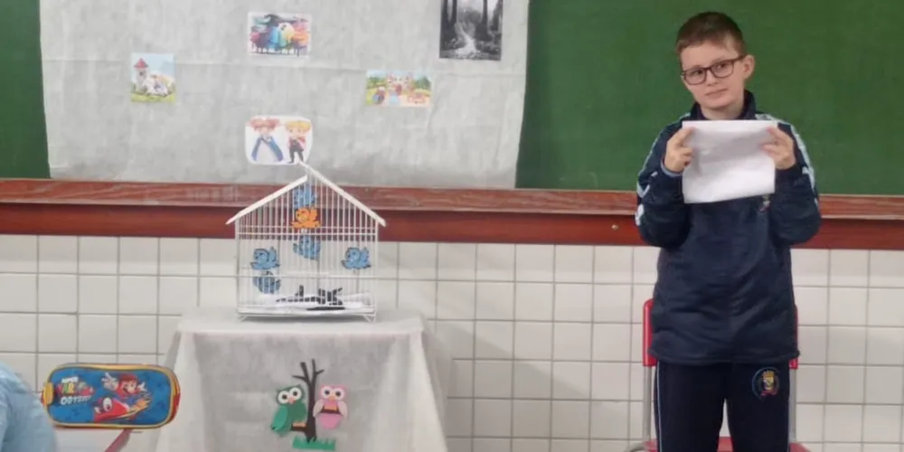 A principal atividade realizada pela turma consistiu na "libertação" de contos através da leitura dos mesmos