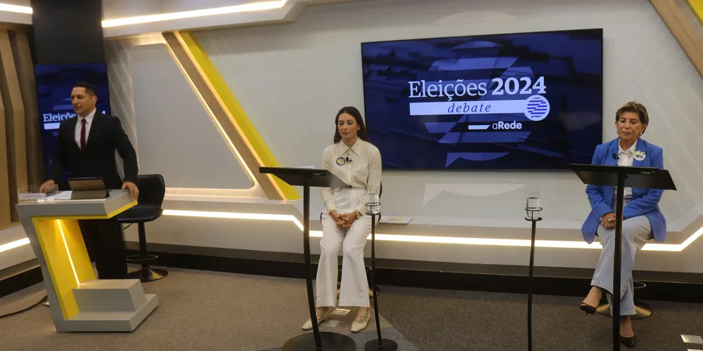 Cada candidata teve direito a duas perguntas