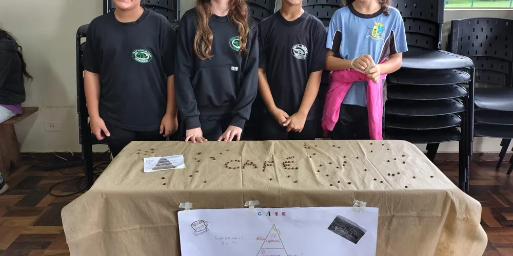 Os educandos foram divididos em equipes para realizar a apresentação sobre o tema, com cada equipe ficando responsável por uma temática