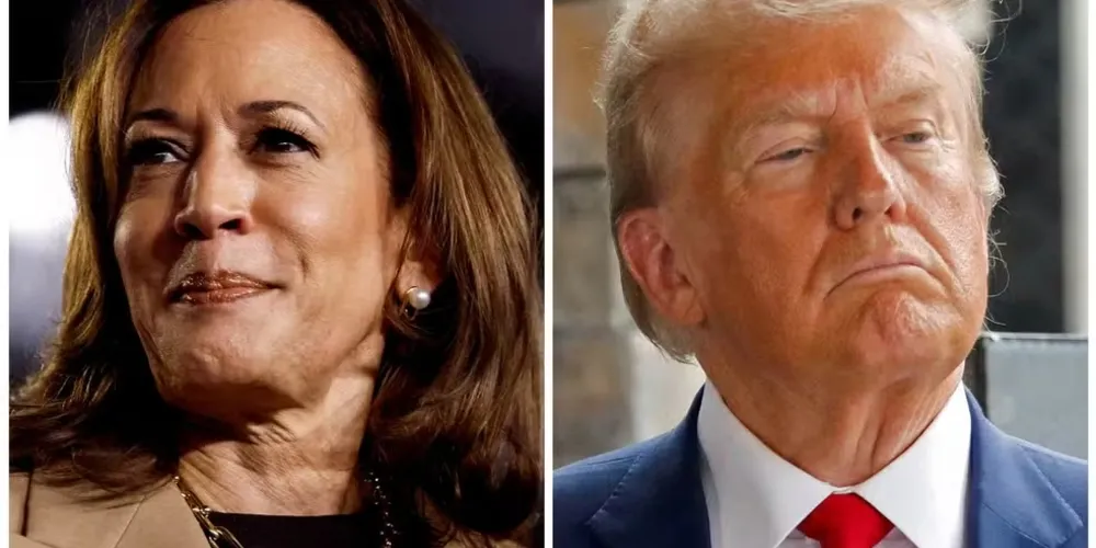 Kamala Harris e Donald Trump disputam a presidência dos Estados Unidos da América