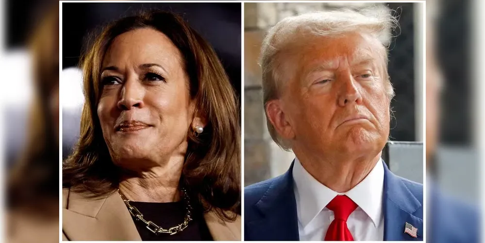 Kamala Harris e Donald Trump disputam a presidência dos Estados Unidos da América