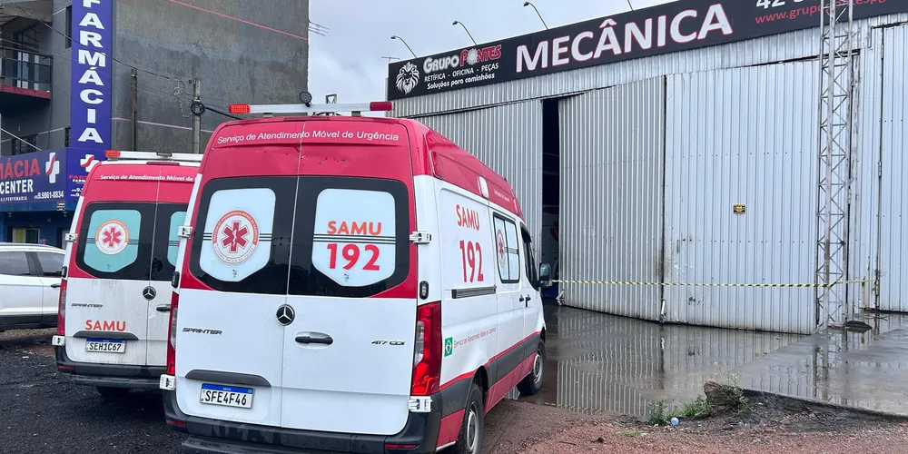 O mecânico não resistiu aos ferimentos e faleceu no local