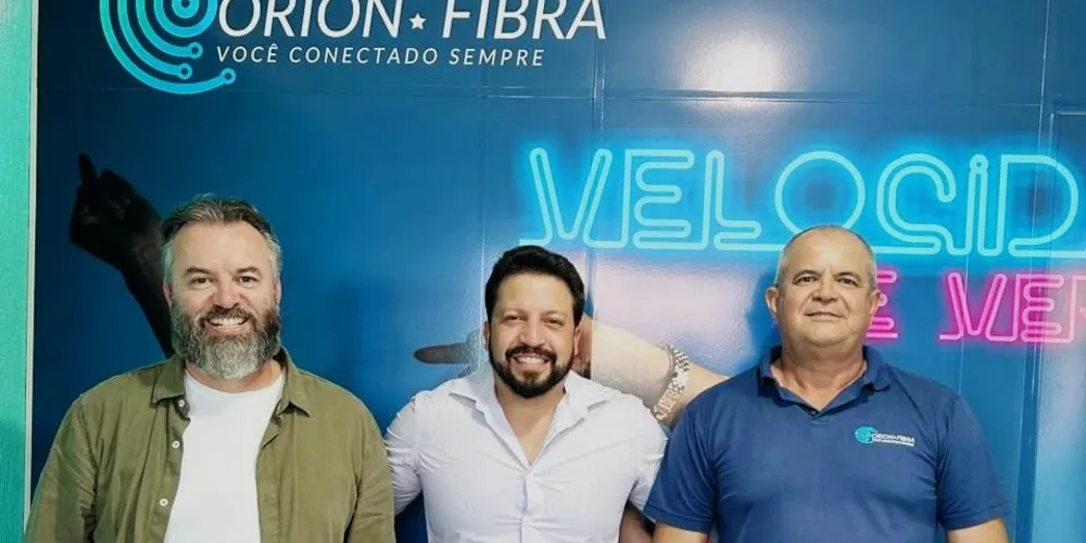 A Orion Fibra foi fundada por Felipe Volz, Manoel Junior e Gerson Irio