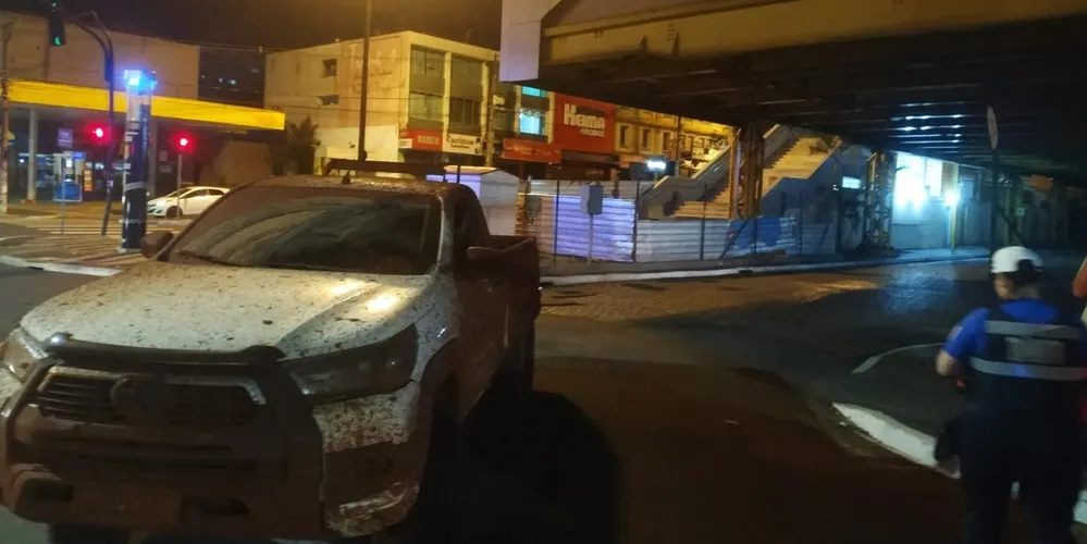 Situação aconteceu por volta das 21h50 desse sábado