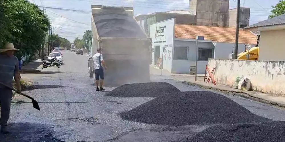 Os trabalhos seguem nas ruas João Freitas, Alexandre Skrovonski e na região no entorno do Pátio de Máquinas