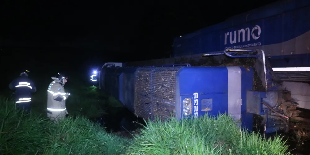 O acidente com trem não deixou  feridos