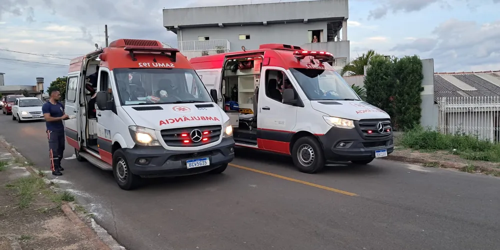 Samu prestou atendimento à vítima