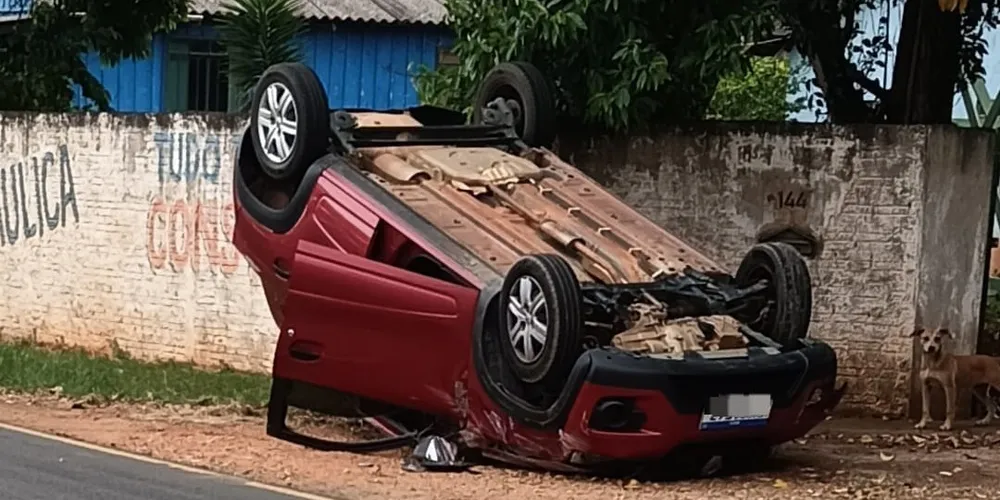 O acidente aconteceu nesta segunda-feira (02)