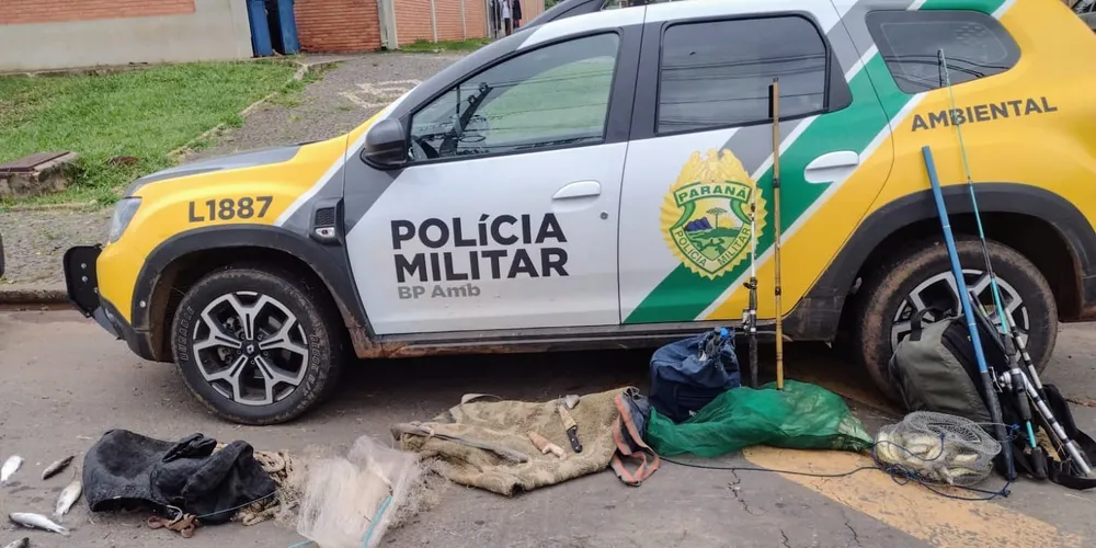 Materiais foram apreendidos pelos policiais