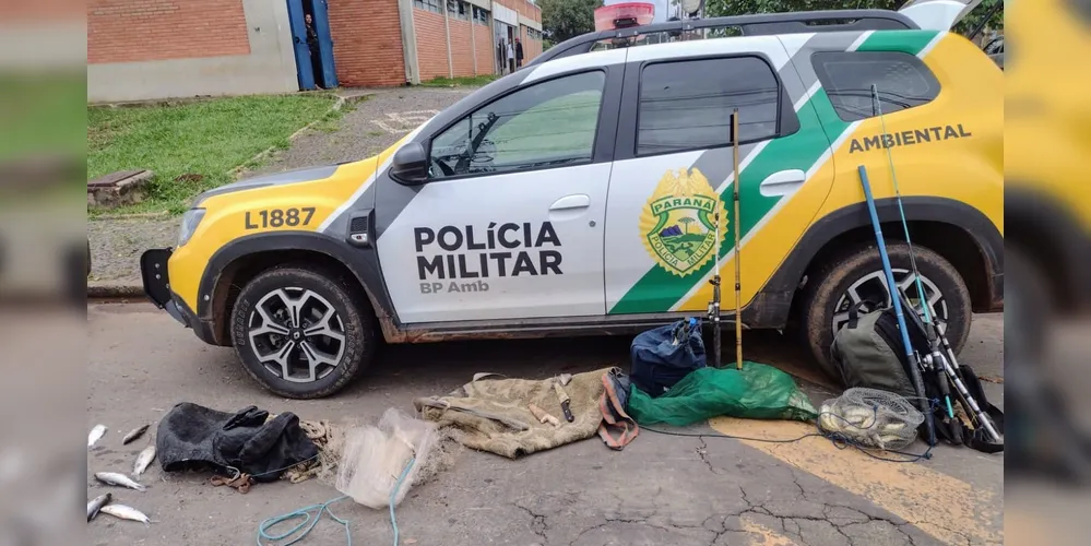 Materiais foram apreendidos pelos policiais