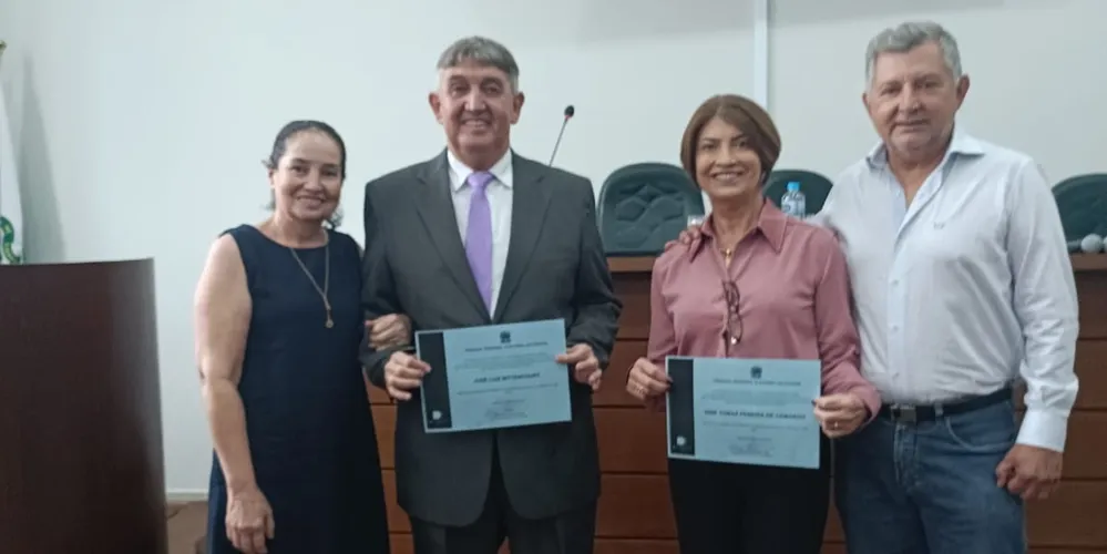 O prefeito e sua vice estão habilitados para assumirem seus respectivos cargos a partir de 1º de janeiro de 2025