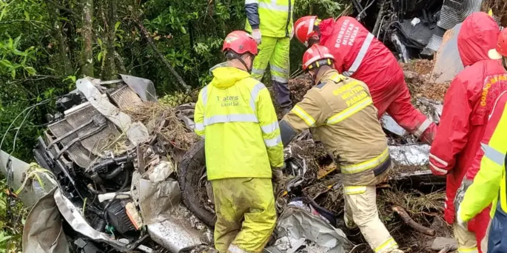 Acidente aconteceu na BR-376, em Guaratuba