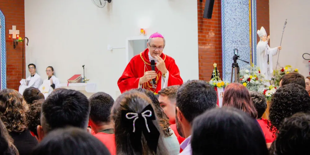 O bispo Dom Bruno lembrou que São João Paulo II tem uma marca importante na sua vida