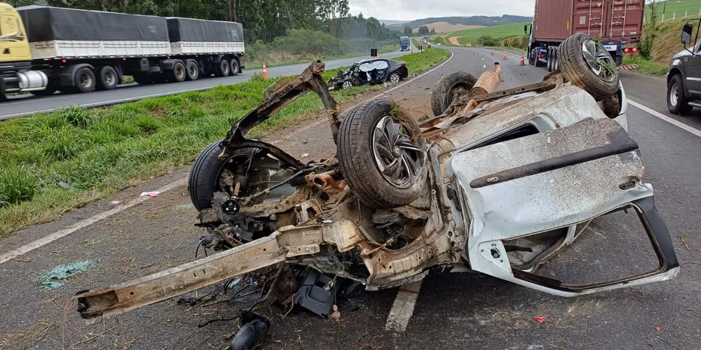 Acidente mata duas mulheres na BR-376 em Ponta Grossa