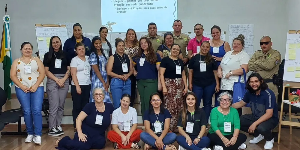 Profissionais da rede de proteção à criança e ao adolescente de Imbaú concluíram o treinamento nessa segunda-feira (11)