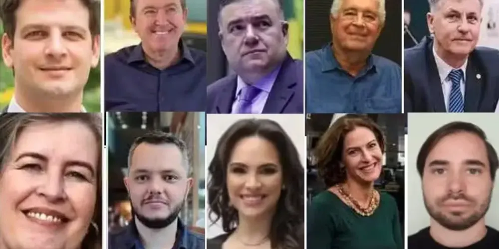 Candidatos à Prefeitura de Curitiba.
