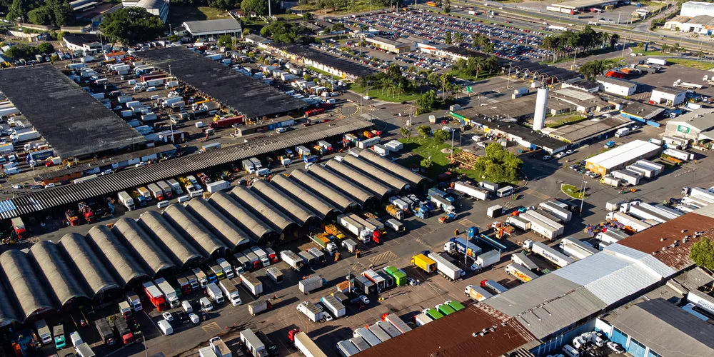 Central de Abastecimento (Ceasa), localizado no bairro Tatuquara, em Curitiba.
