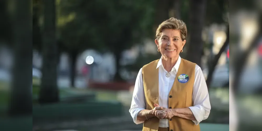 Elizabeth Schmidt (União Brasil) foi reeleita prefeita de Ponta Grossa com mais de 96 mil votos