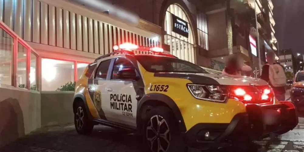 Situação foi registrada no início da noite dessa quinta-feira, na capital paranaense