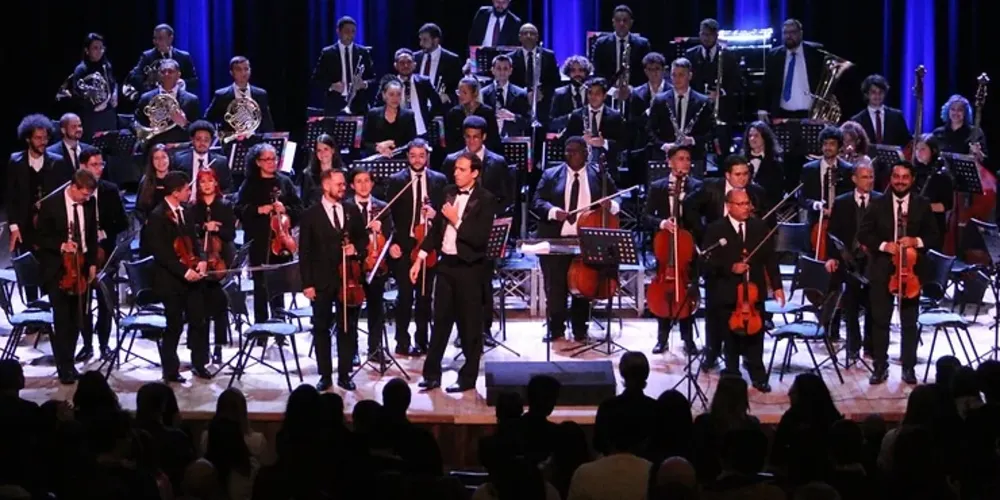 A Orquestra Sinfônica de Ponta Grossa (OSPG) se apresentará no Teatro Ópera