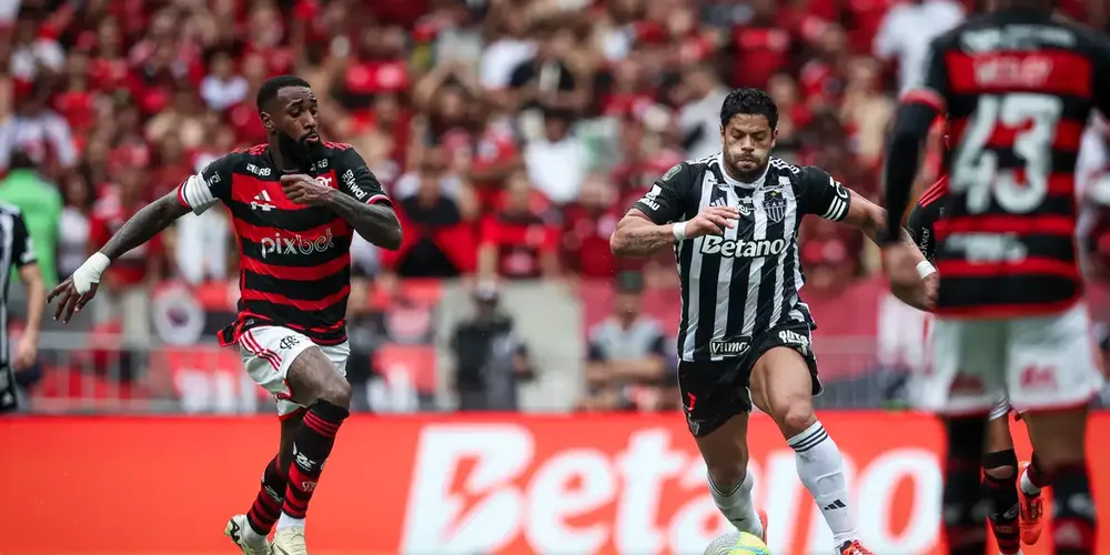 Gerson, do Flamengo, e Hulk, do Atlético Mineiro, são as referências técnicas de suas respectivas equipes na temporada 2024