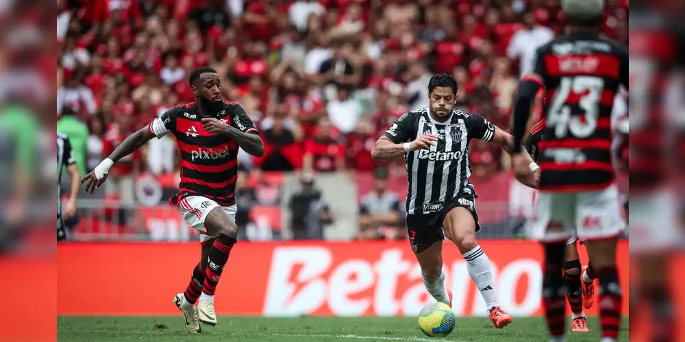 Gerson, do Flamengo, e Hulk, do Atlético Mineiro, são as referências técnicas de suas respectivas equipes na temporada 2024